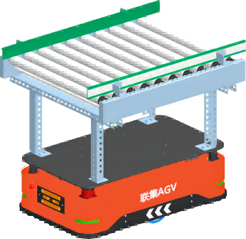 激光Slam导航滚筒式AGV小车300KG 图1